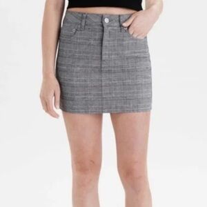 American Eagle Outfitters Plaid hi rise Mini Skirt size 00